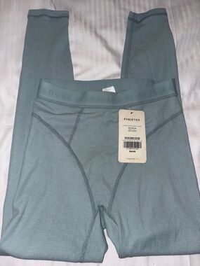 Fabletics Women's Dusty Blue High-Rise Performance Leggings